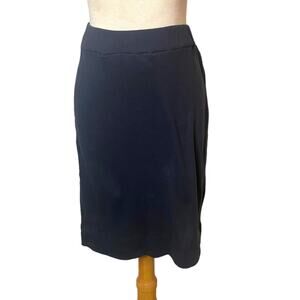Russ Berens Malibu Size Small Black Pull On Skirt with Pockets Deadstock